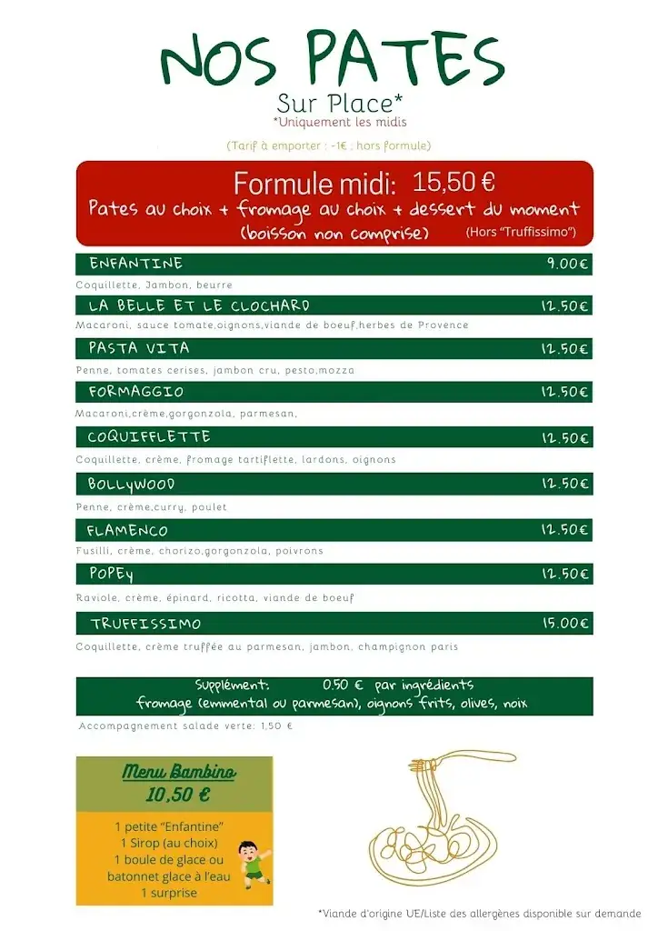 Menu_Le Coquet Bar_Cavaillon_image_2