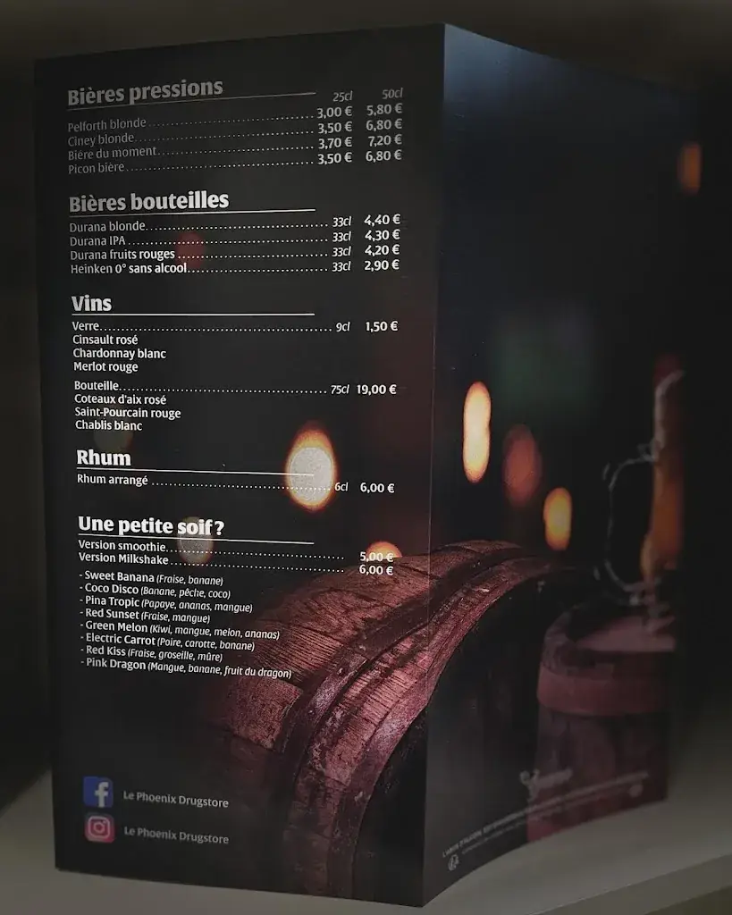 Menu_Le Phoenix drugstore_Pérignat-lès-Sarliève_image_1
