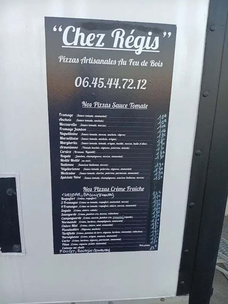 Menu_Pizzeria chez régis_Châteauneuf-les-Martigues_image_1