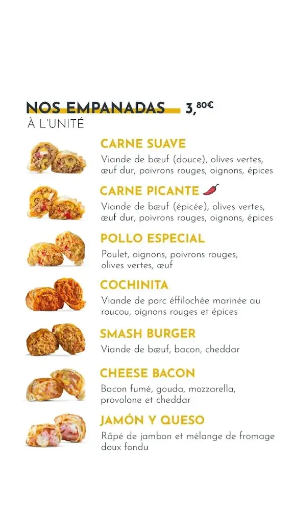 Menu_Empanadas y Más_Châteaurenard_image_2