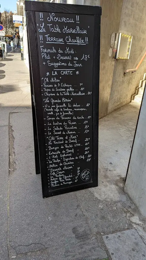 Menu_La Table Marseillaise_Marseille_image_2