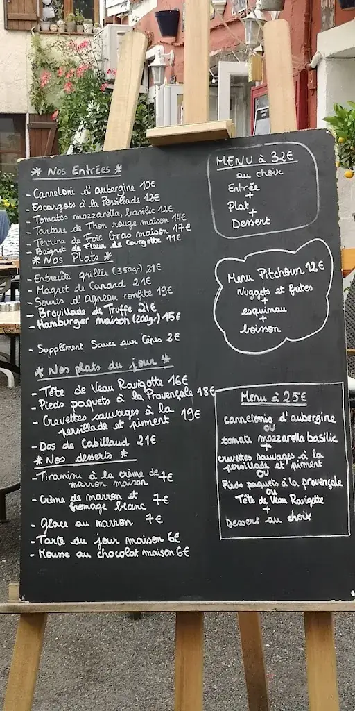 Menu_La Terrasse Provençale_Collobrières_image_3