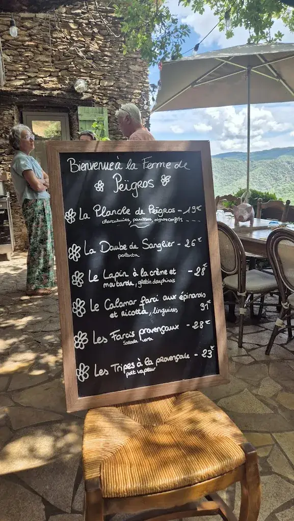 Menu_La Ferme de Peigros_Collobrières_image_1