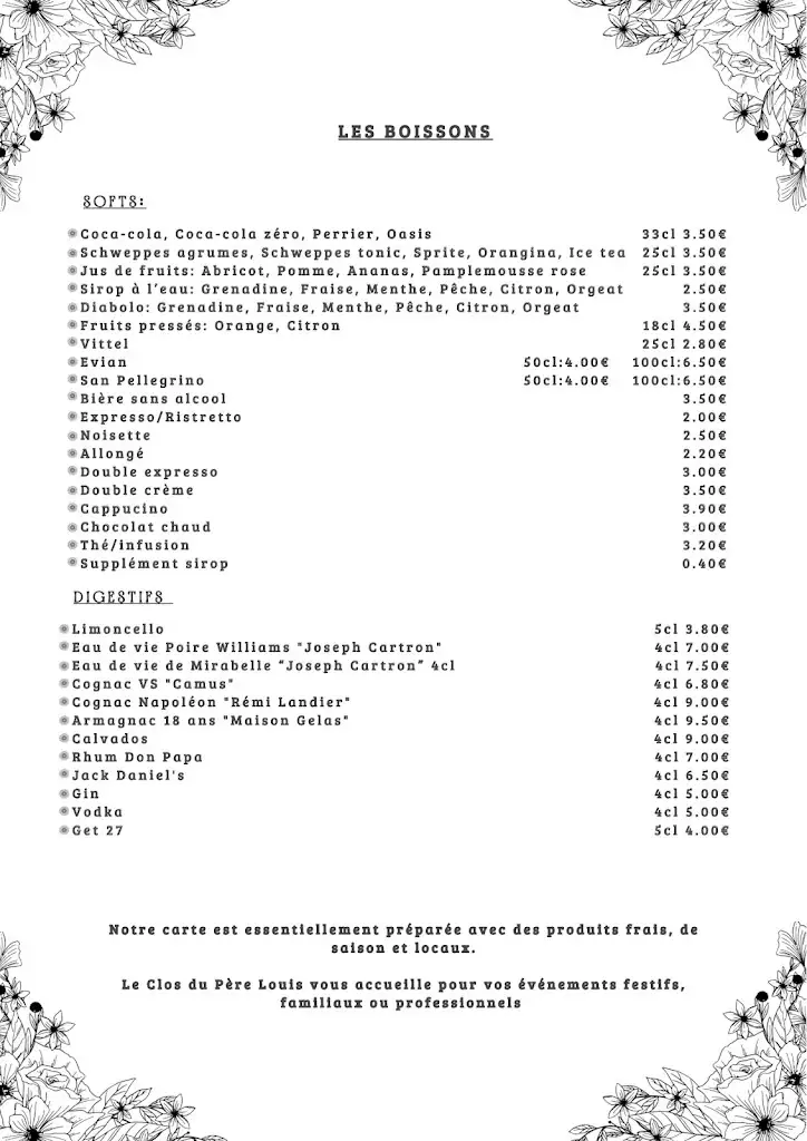 Menu_Le Clos Du Père Louis_Collobrières_image_2