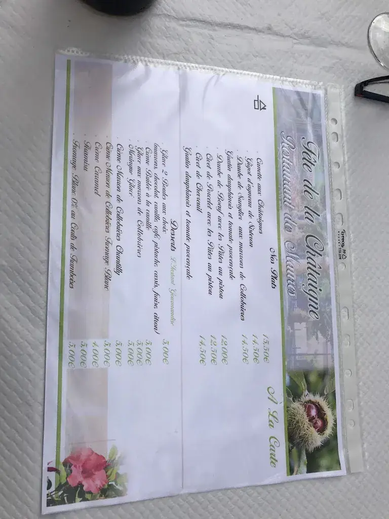 Menu_Restaurant Bar de la Mairie_Collobrières_image_2