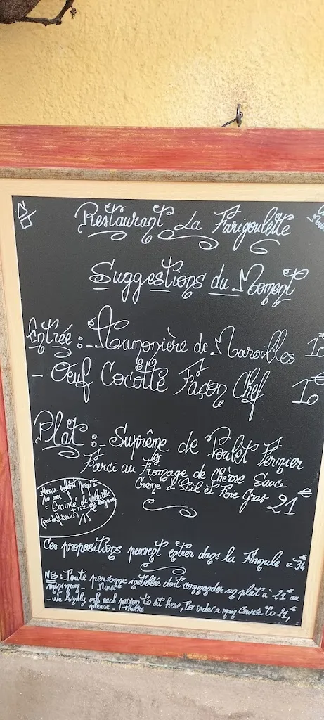 Menu_La Farigoulette_Collobrières_immagine_2