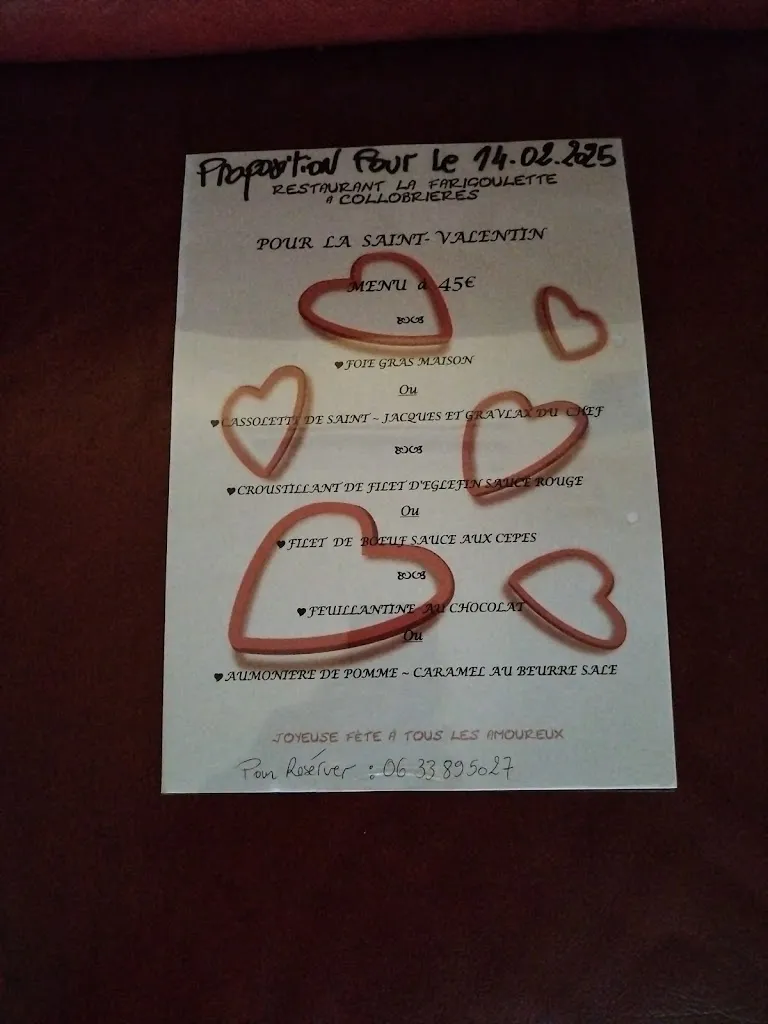 Menu_La Farigoulette_Collobrières_immagine_3