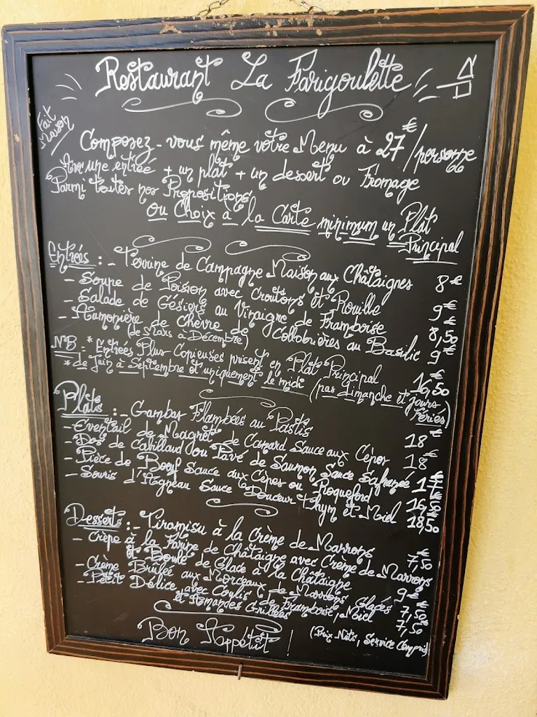 Menu_La Farigoulette_Collobrières_immagine_4