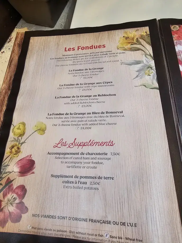 Menu_La Grange_Morzine_image_2