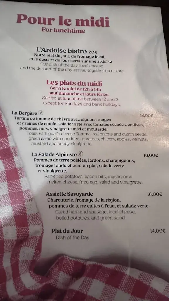 Menu_La Grange_Morzine_image_3