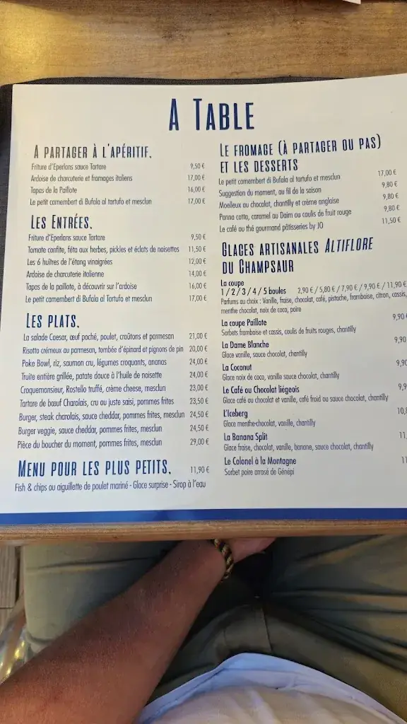 Menu_La Paillote du Lac_Sauze-du-Lac_image_1