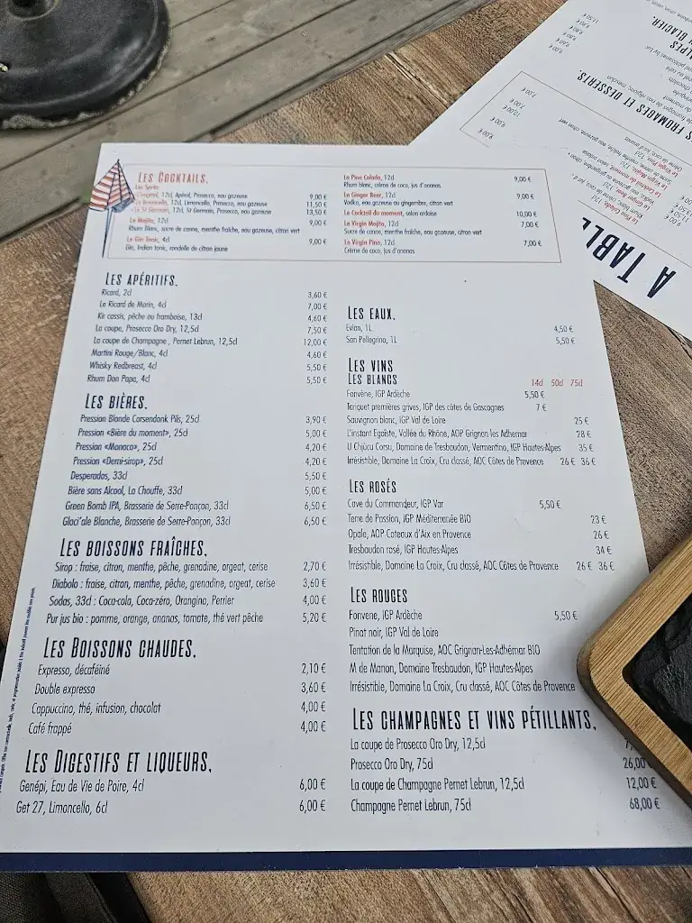 Menu_La Paillote du Lac_Sauze-du-Lac_image_4