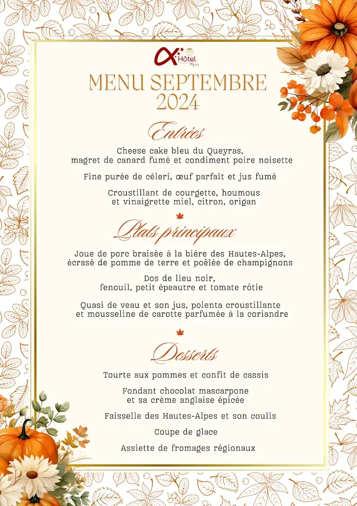 Menu_Restaurant La Paranthèse_Chorges_image_1