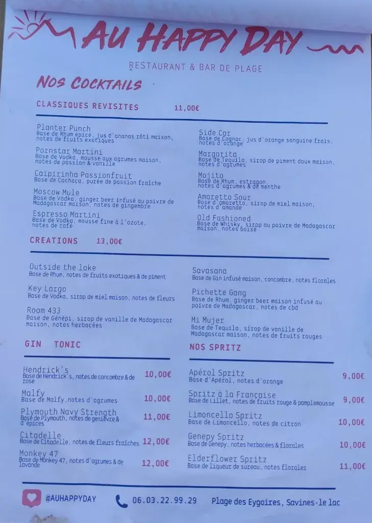 Menu_Au Happy Day_Savines-le-Lac_image_1