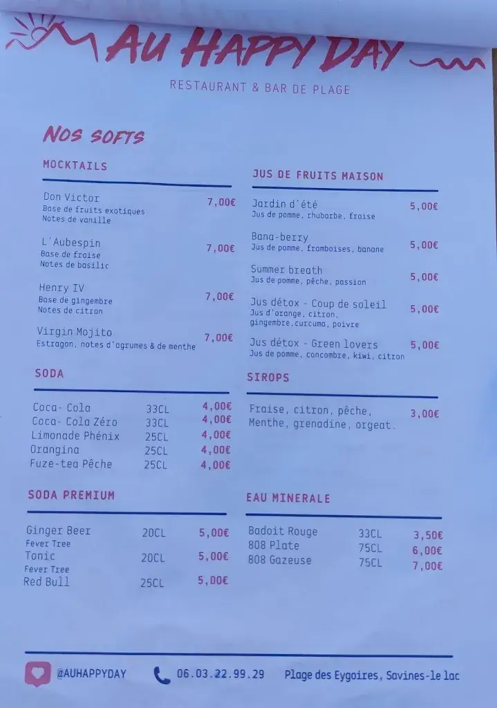 Menu_Au Happy Day_Savines-le-Lac_image_2