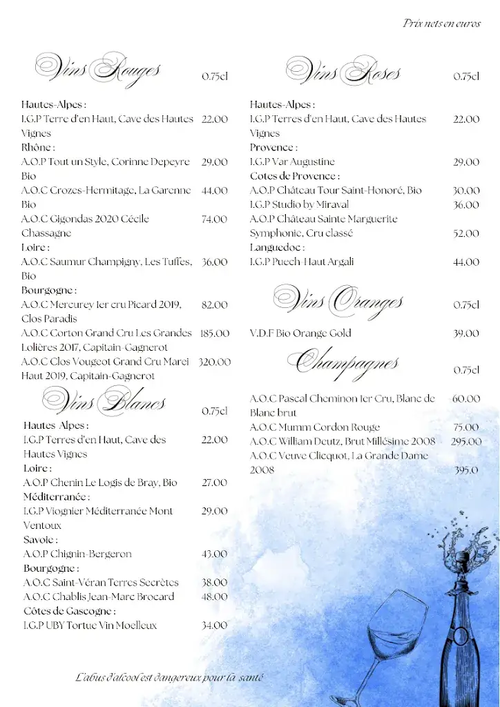 Menu_restaurant la Capitainerie_Savines-le-Lac_image_3