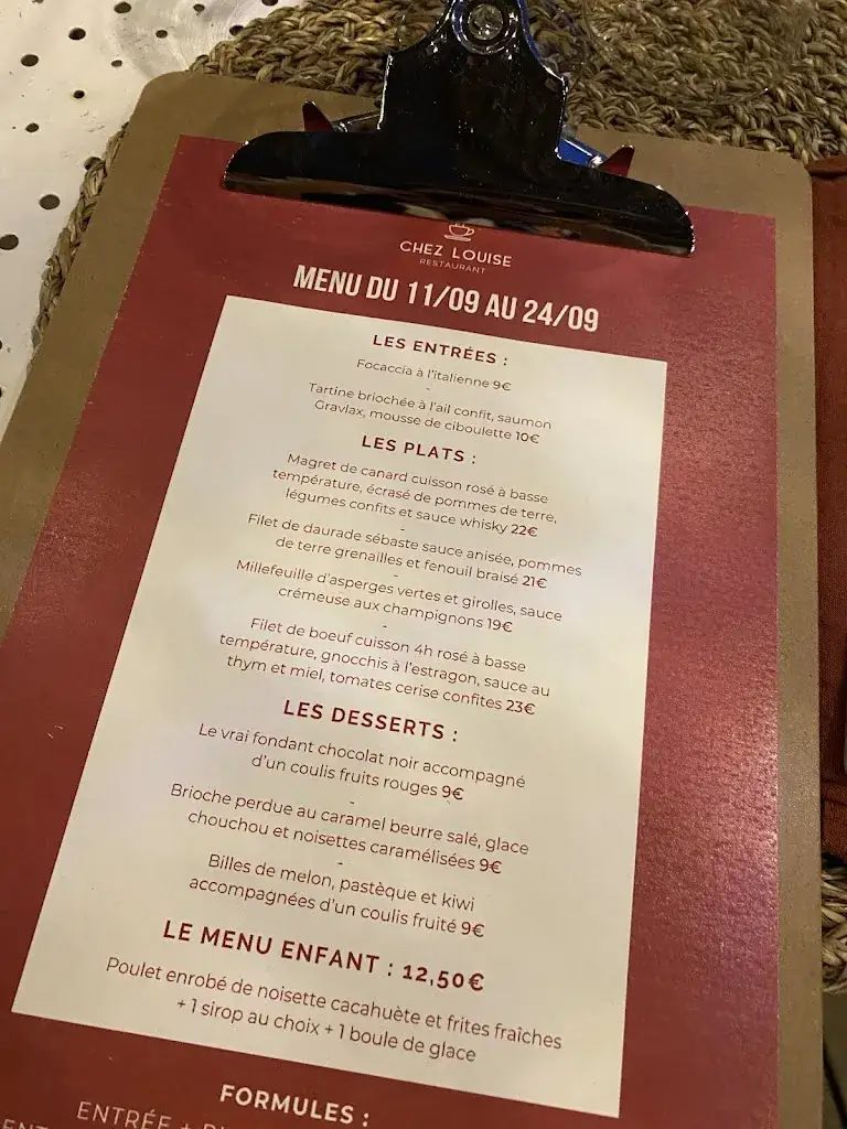 Menu_Chez Louise restaurant_Lançon-Provence_image_4