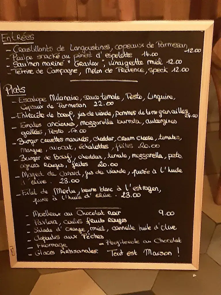 Menu_La Cuisine du Potager - Coudoux_Coudoux_image_1