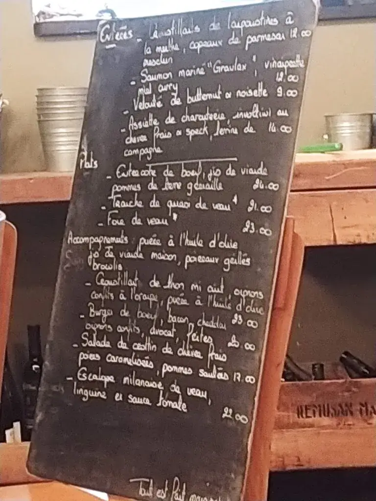 Menu_La Cuisine du Potager - Coudoux_Coudoux_image_3