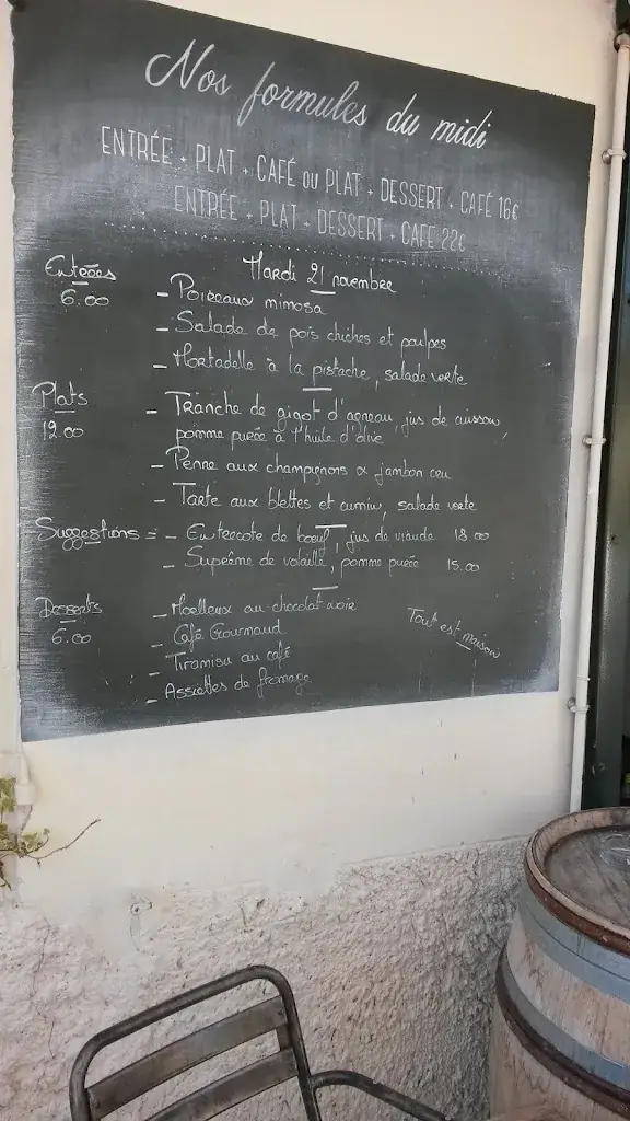 Menu_La Cuisine du Potager - Coudoux_Coudoux_image_4