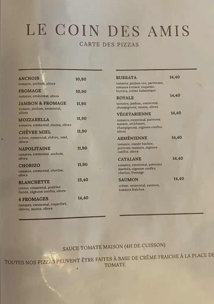 Menu_Le coin des amis_Coudoux_image_2