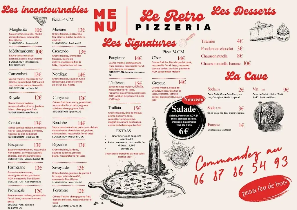 PIZZA LE RÉTRO restaurant à Coudoux