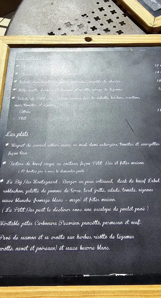 Menu_Le Petit Gus_Courthézon_image_2
