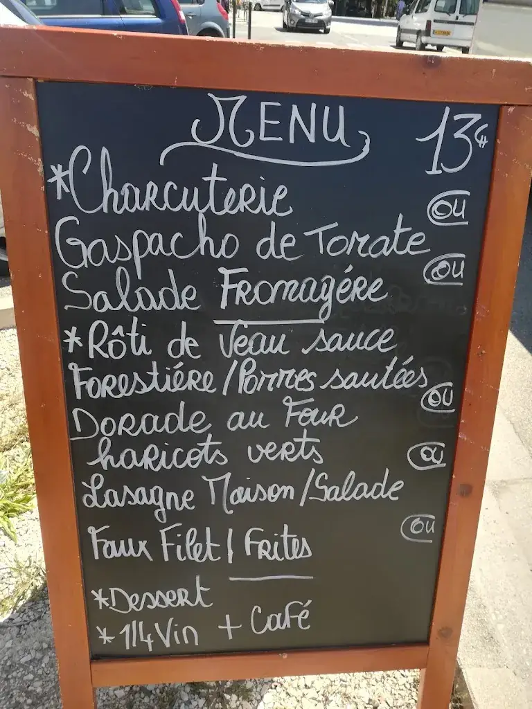 Menu_Café De L'univers_Courthézon_image_1