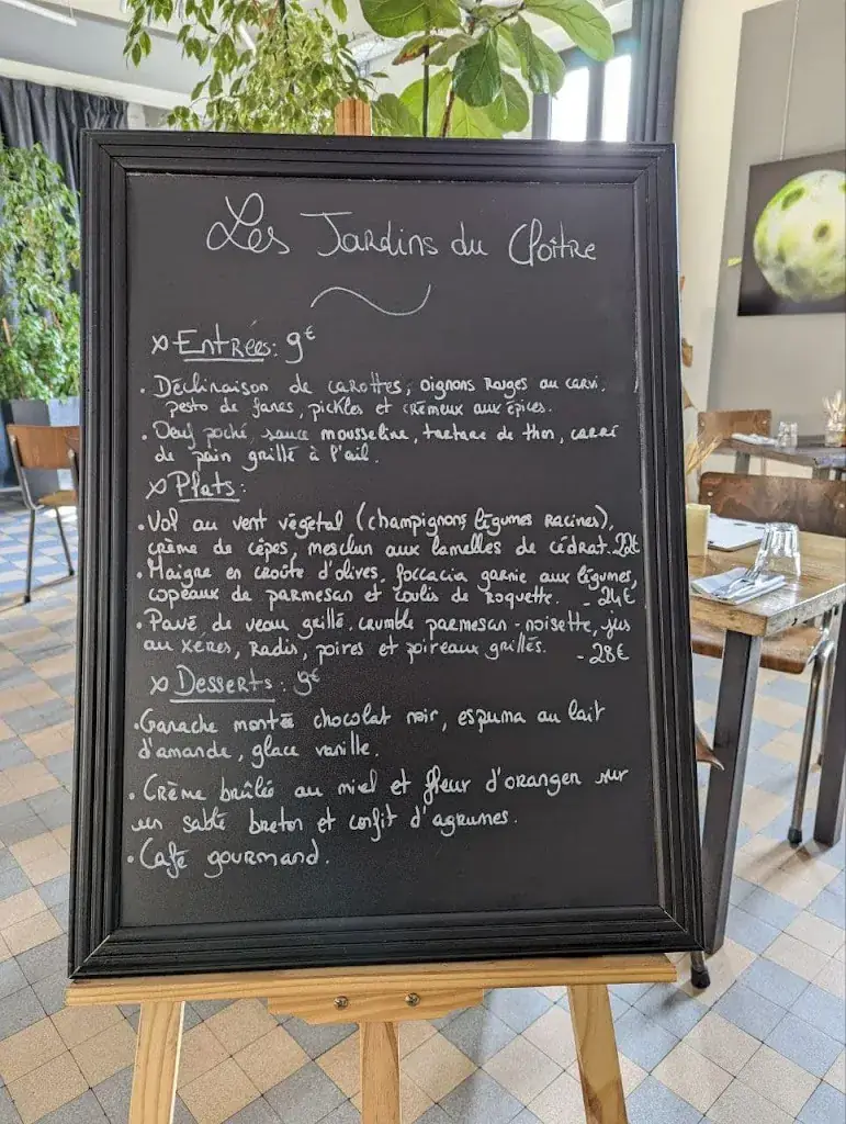 Menu_Restaurant bistronomique - Les Jardins du Cloître de Marseille_Marseille_image_3