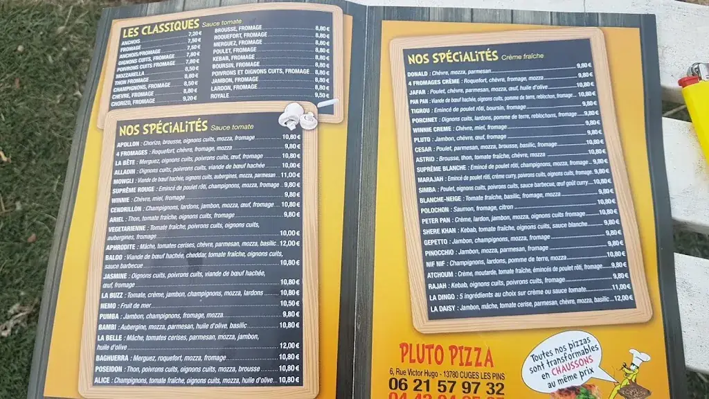 Menu_Pluto Pizza_Cuges-les-Pins_immagine_1