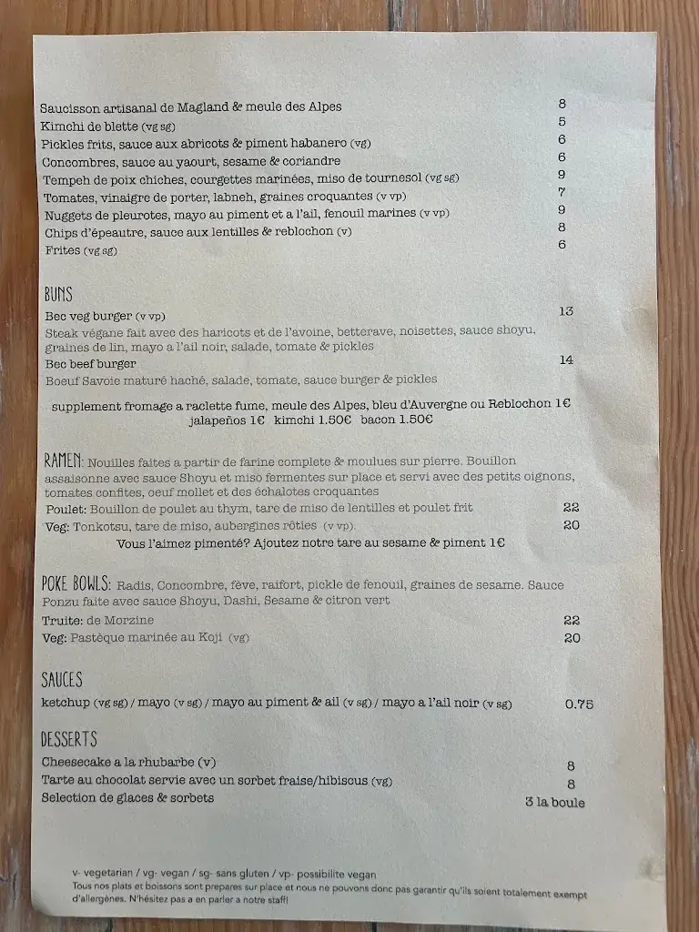 Menu_Bec Jaune Brewery_Morzine_image_1