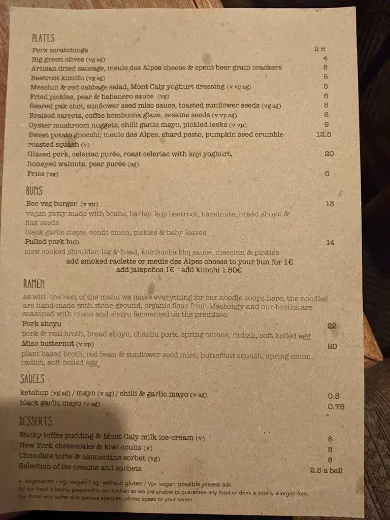 Menu_Bec Jaune Brewery_Morzine_image_3