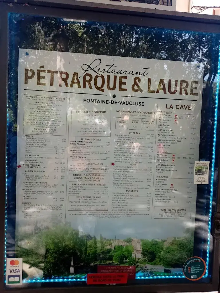 Menu_Restaurant Pétrarque et Laure_Fontaine-de-Vaucluse_image_3