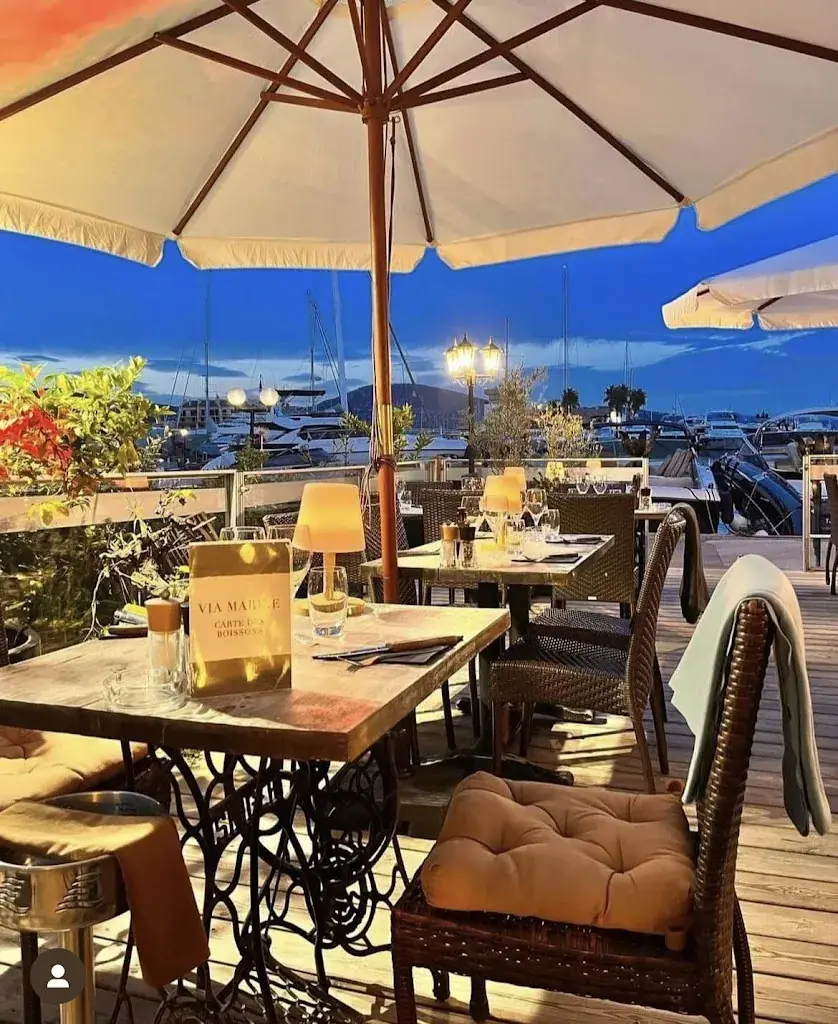 VIA MARINE restaurant in Cogolin