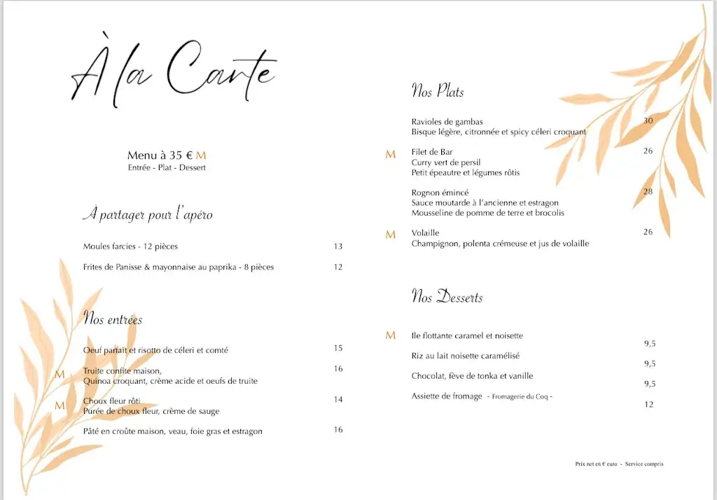 Menu_La Petite Maison à Cogolin_Cogolin_image_3