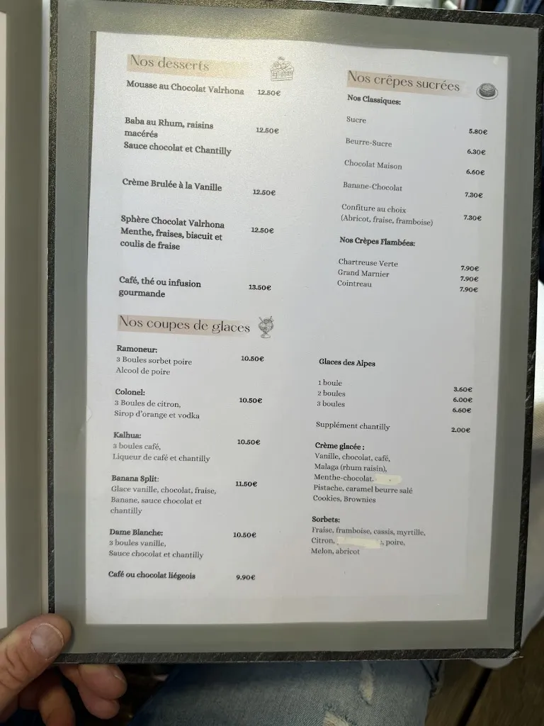 Menü_Restaurant La Chamade_Morzine_Bild_3