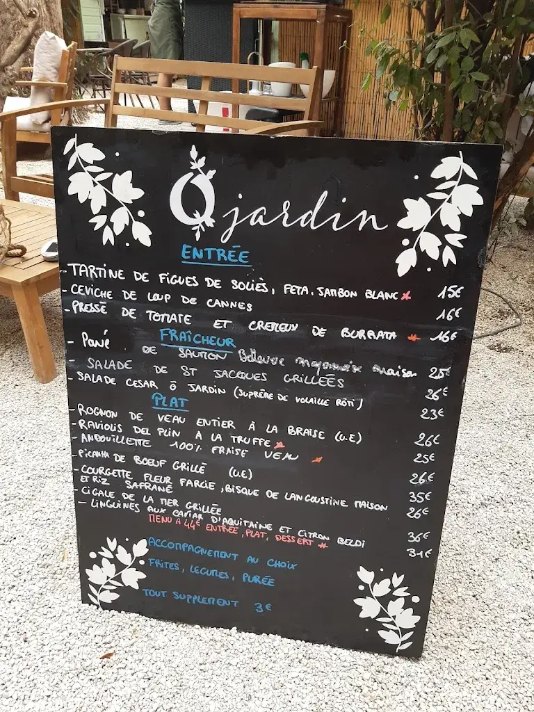 Menu_O Jardin - Restaurant Cogolin_Cogolin_image_2
