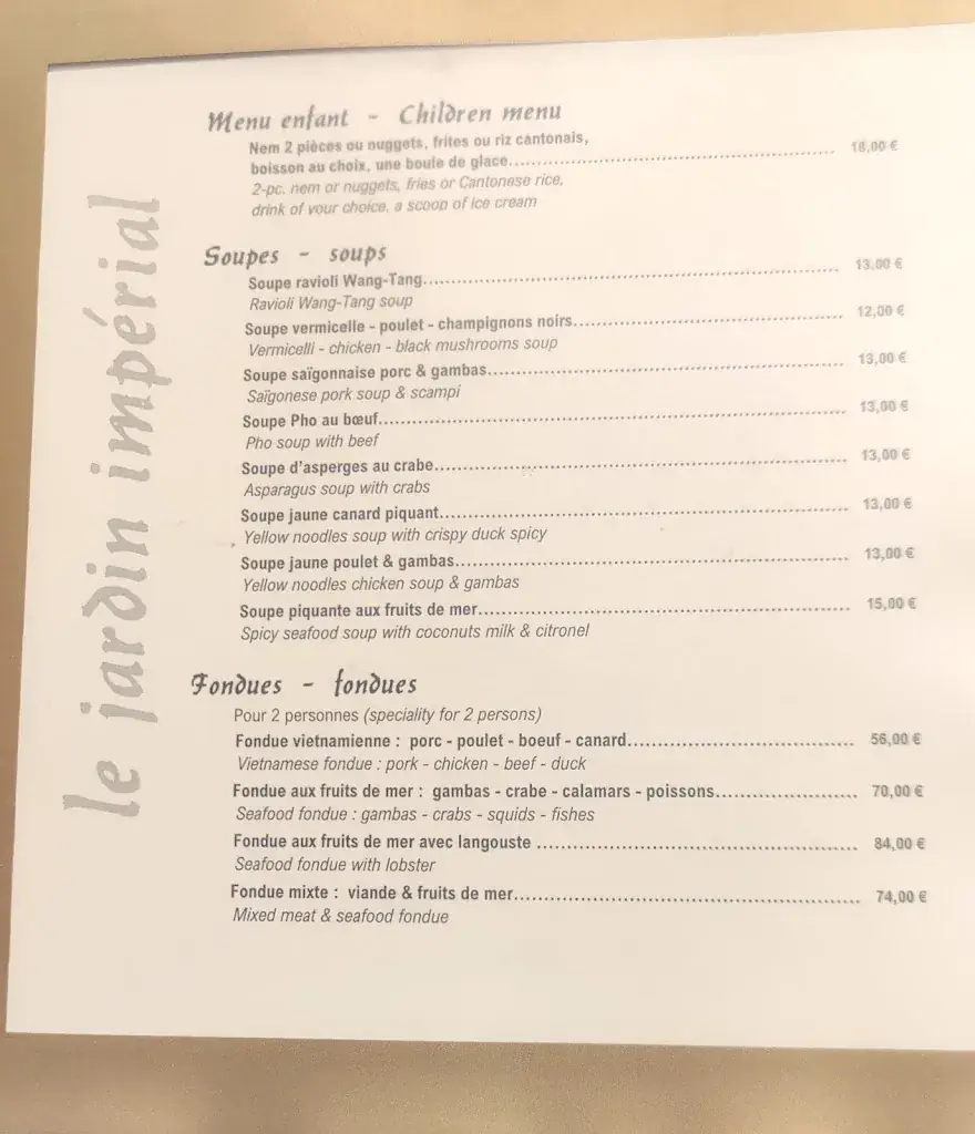 Menu_Le Jardin Impérial_Cogolin_image_1