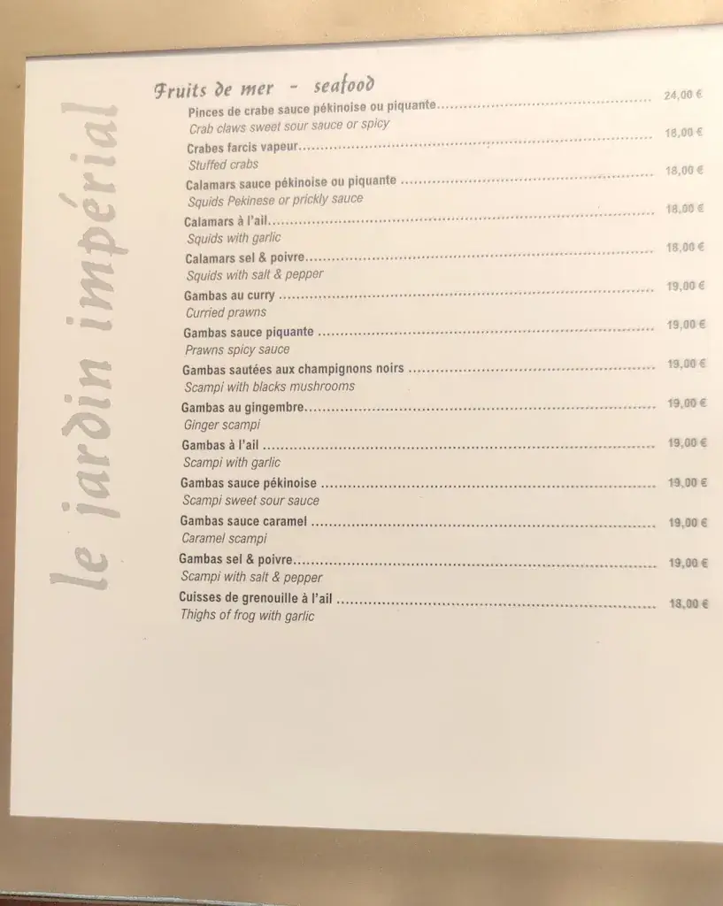 Menu_Le Jardin Impérial_Cogolin_image_4