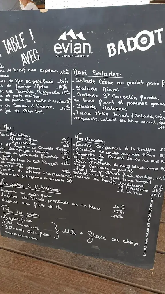 Menu_Lémy beach Plage Restaurant_Cogolin_immagine_3