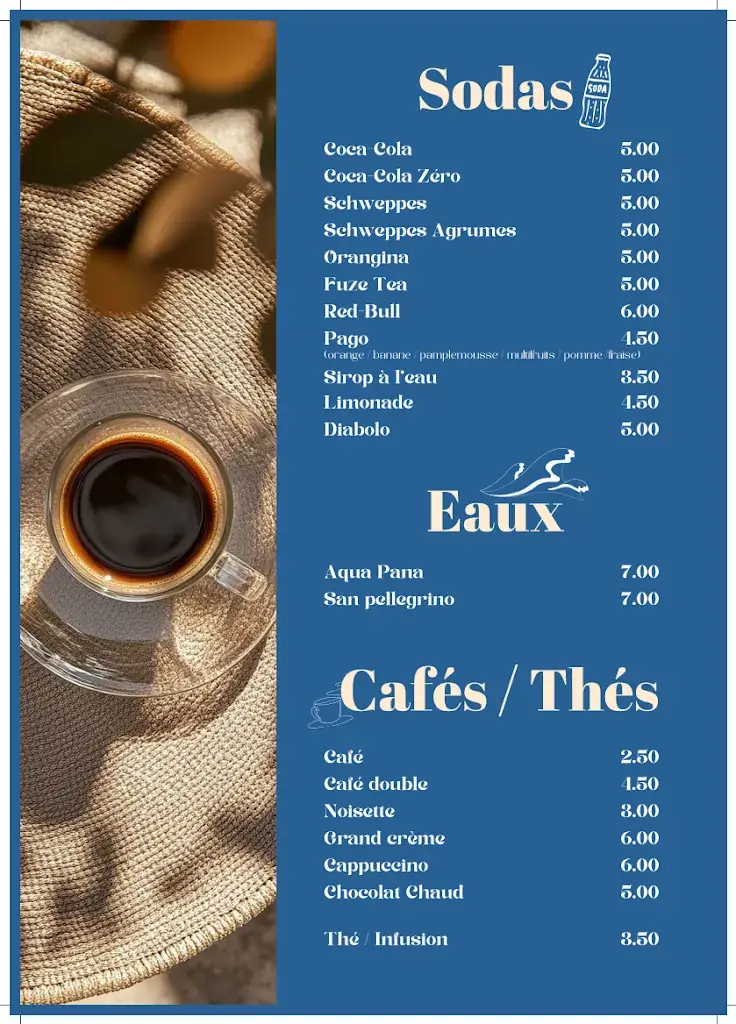 Menu_Côté Port, Bar Restaurant_Cogolin_image_4