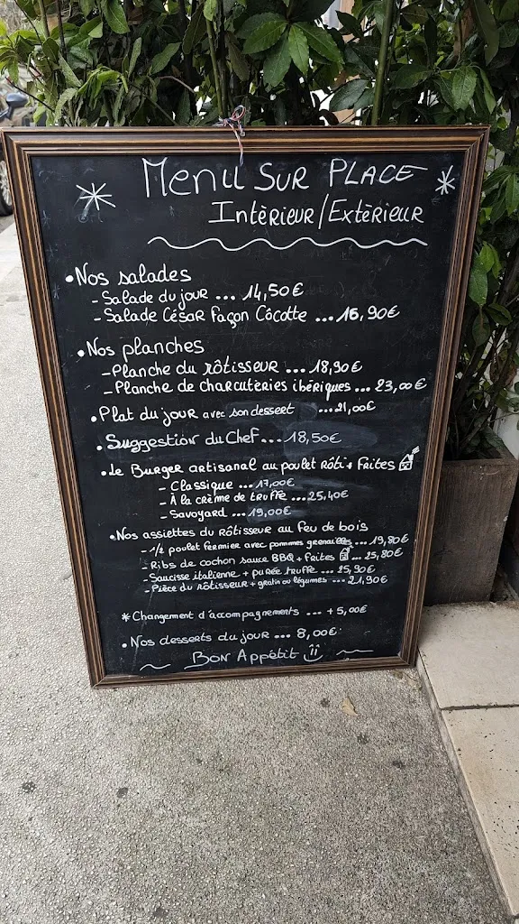 Menu_cÔcotte Rotisserie Cogolin_Cogolin_image_1