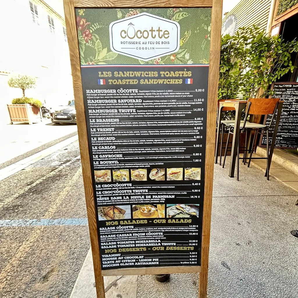 Menu_cÔcotte Rotisserie Cogolin_Cogolin_image_4