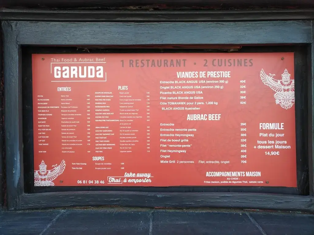 Menu_Restaurant Garuda Thaï_Cogolin_image_1