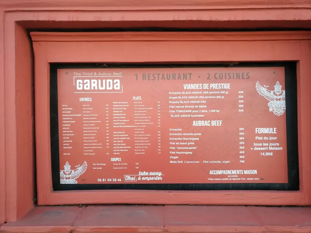 Menu_Restaurant Garuda Thaï_Cogolin_image_3