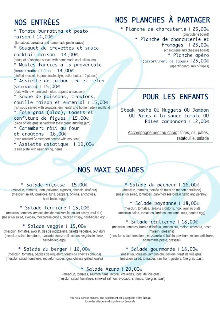 Menu_Azura Plage_Cogolin_image_4