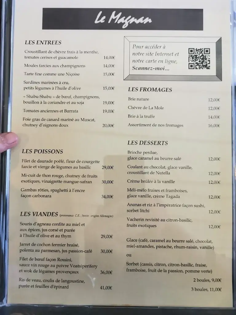 Menu_Le Magnan_Môle_image_2