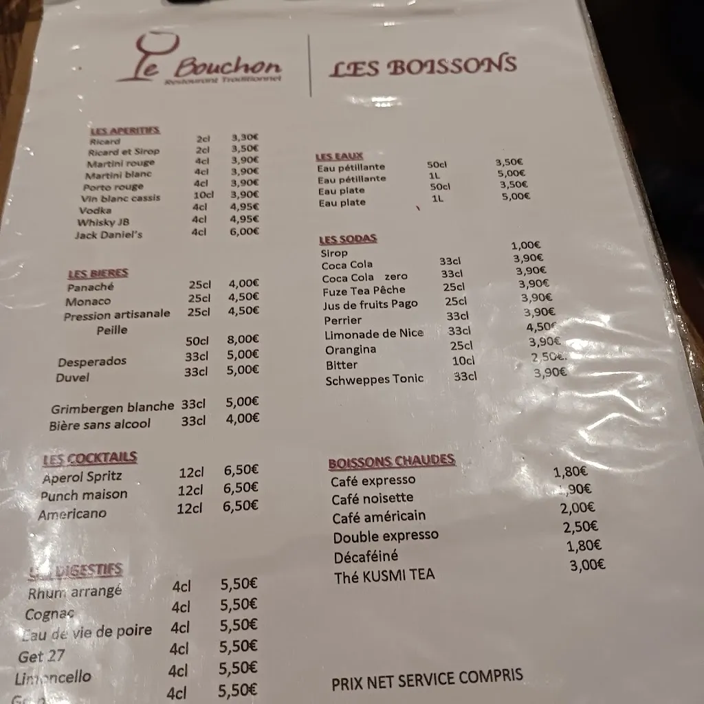 Menu_Le Bouchon_Nice_image_4