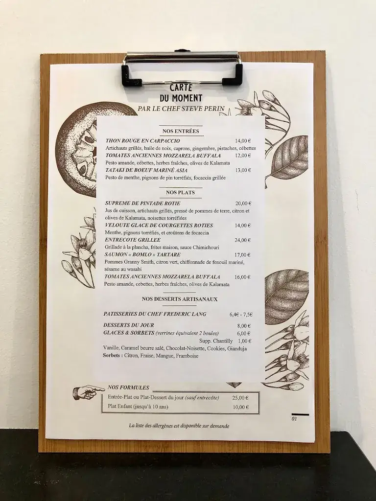 Menü_Comptoir d'Entrecasteaux_Éguilles_Bild_1