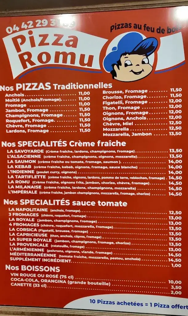Menu_Pizza Romu_Éguilles_image_1
